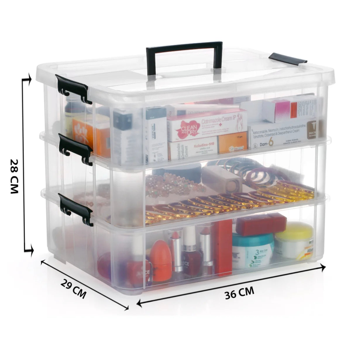PALAK Plastic Utility Container  - 30 L (Black)